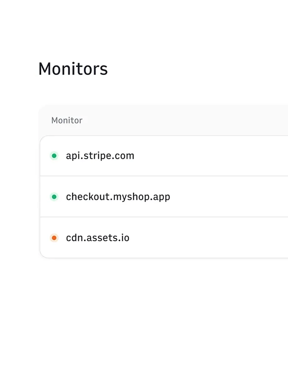Visibilidade em tempo real entre sistemas