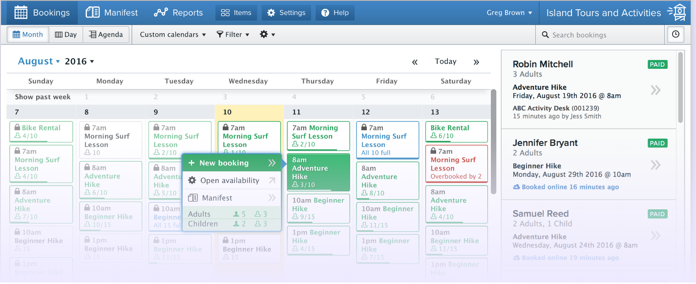 Integração FareHarbor